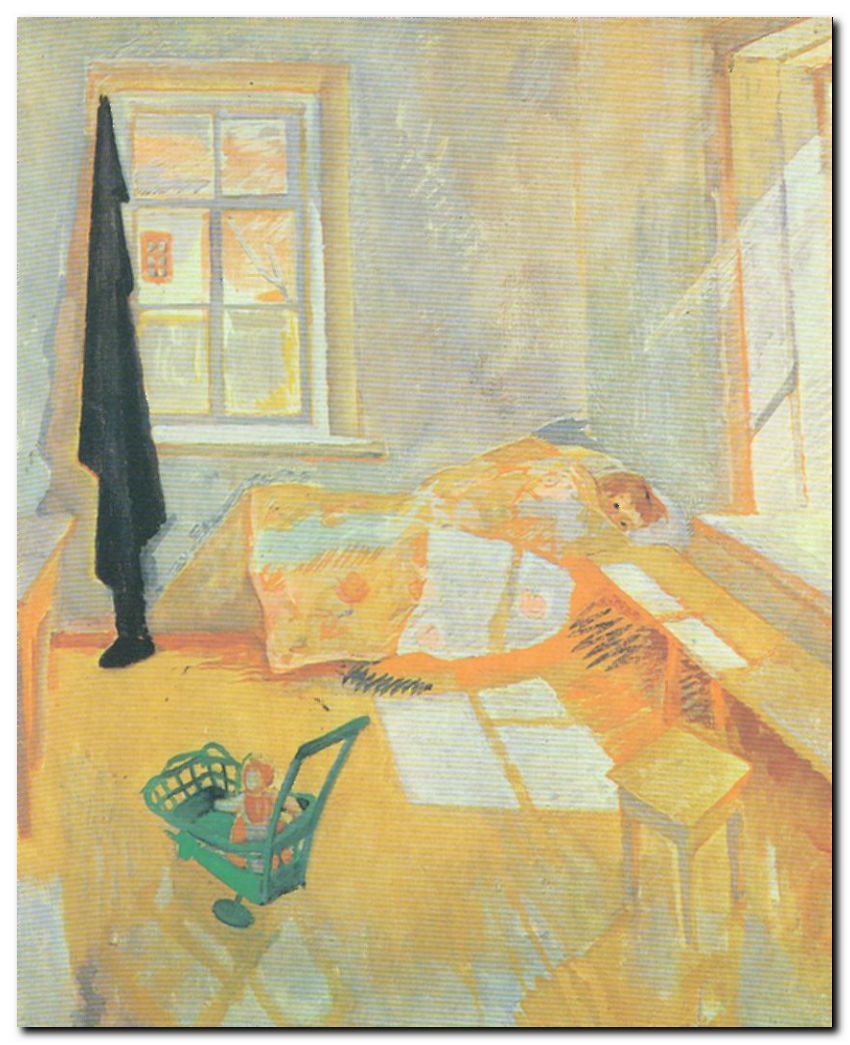 Л. А. Бруни Детская. 1926 Бумага, акварель Государственная Третьяковская галерея