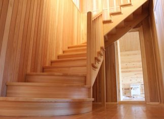 Лестницы, изготовленные из дерева