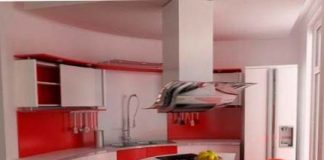 Дизайн кухни с использованием красного цвета