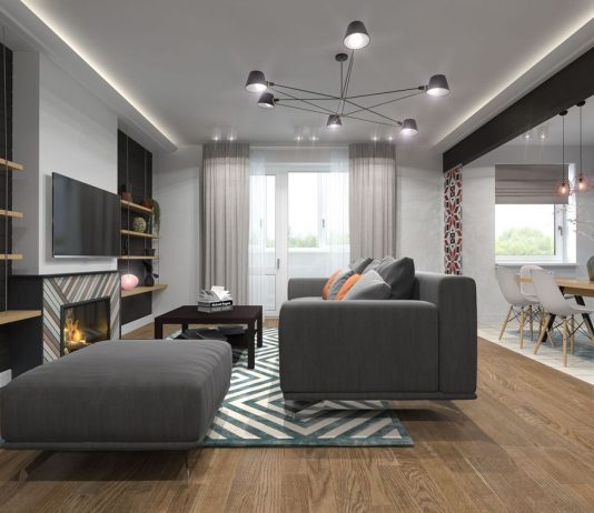 Дизайн зала в доме