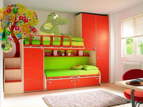 Детская мебель для комнаты двоих детей