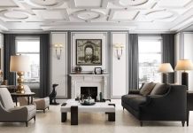 Роскошь вместе с интерьером арт-деко