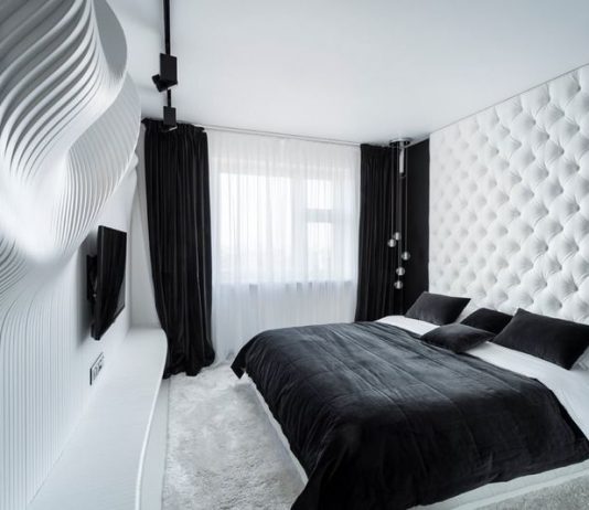 Черно-белый интерьер – фешенебельно, стильно и современно